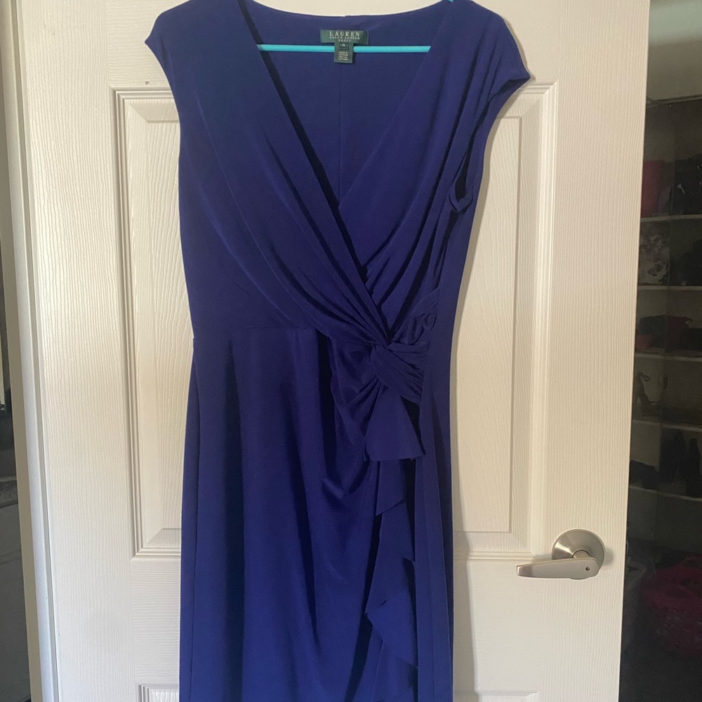Royal blue Ralph Lauren dress perfect for the office!